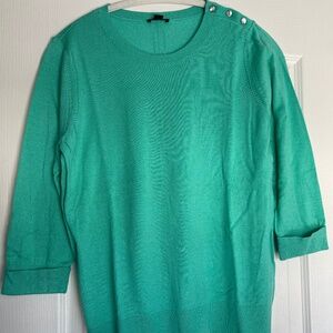 Turquoise Knit Sweater